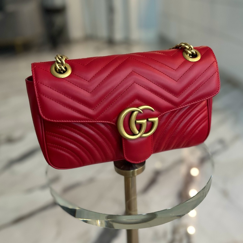 NWT Gucci Matelasse GG Marmont Shoulder Bag - Picture 5 of 15